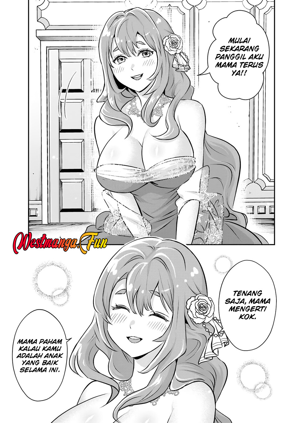 Sono Akuyaku Kizoku, Mama Heroine ga Suki Sugiru ~Shinshi na Doryoku de Saikyou to Nari Fuguu na Oshi Chara Tasukemakuru~ Chapter 01 Gambar 34