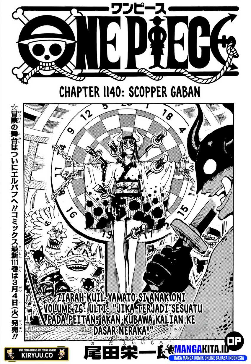 Manga One Piece Chapter 1140 gambar nomor 2