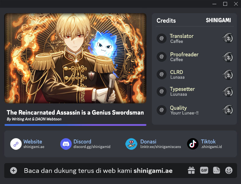 Komik The Reincarnated Assassin is a Genius Swordsman Chapter 54 gambar nomor 1