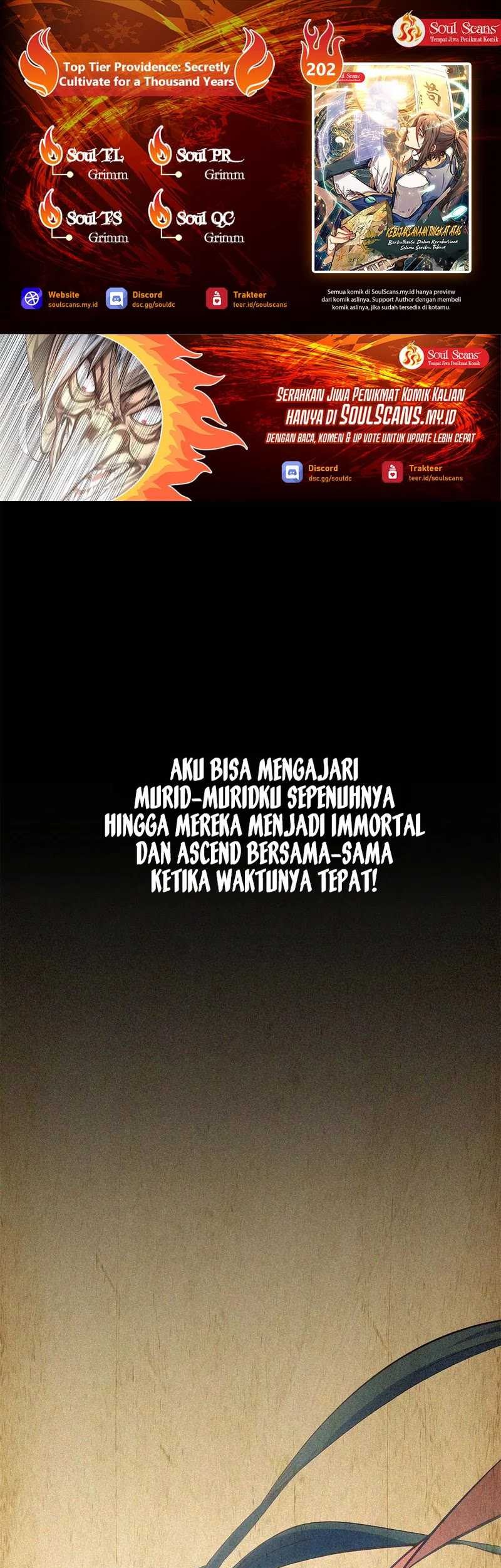 Komik Top Tier Providence: Secretly Cultivate for a Thousand Years Chapter 202 gambar nomor 1