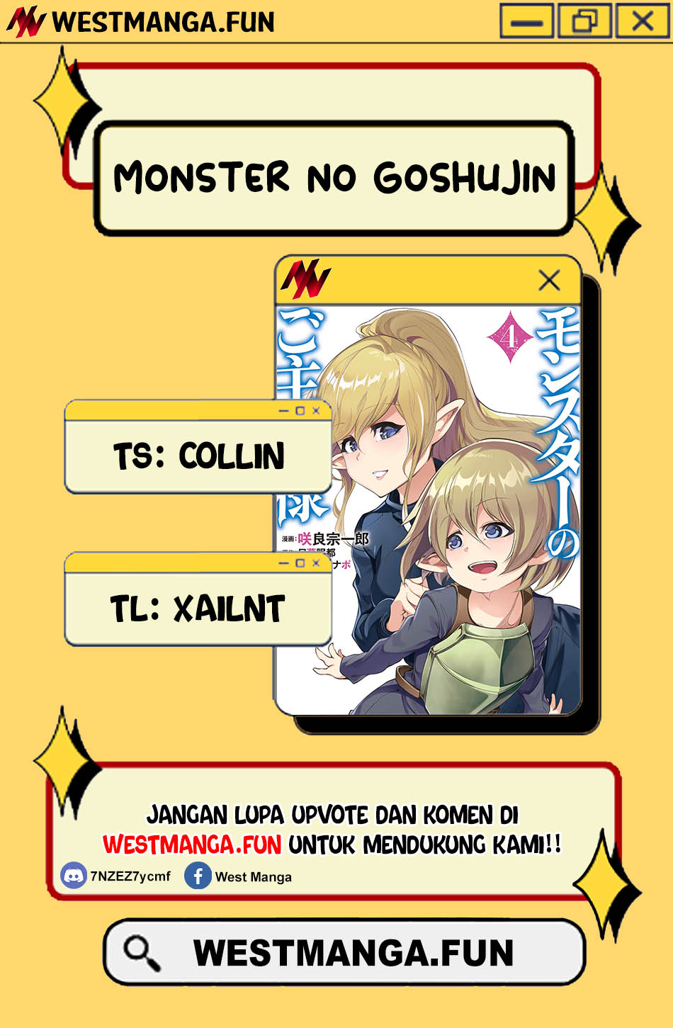 Monster no Goshujin-sama Chapter 74 Gambar 4
