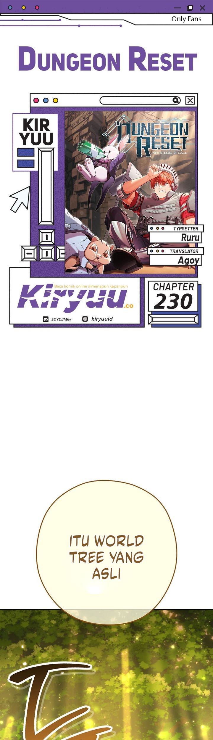 Komik Dungeon Reset Chapter 230 gambar nomor 1