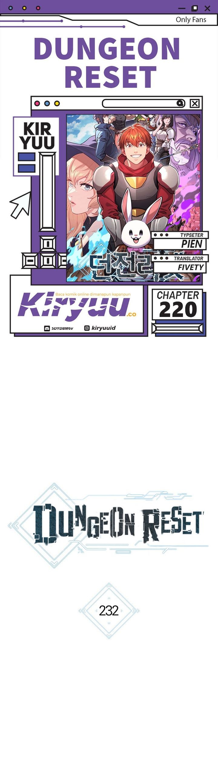 Komik Dungeon Reset Chapter 232 gambar nomor 1