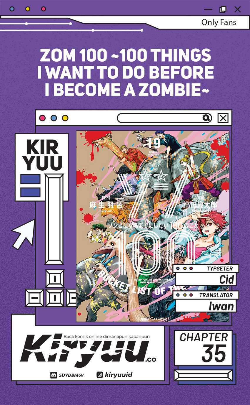 Komik Zombie 100 ~Zombie ni Naru Made ni Shitai 100 no Koto~ Chapter 35 gambar nomor 1