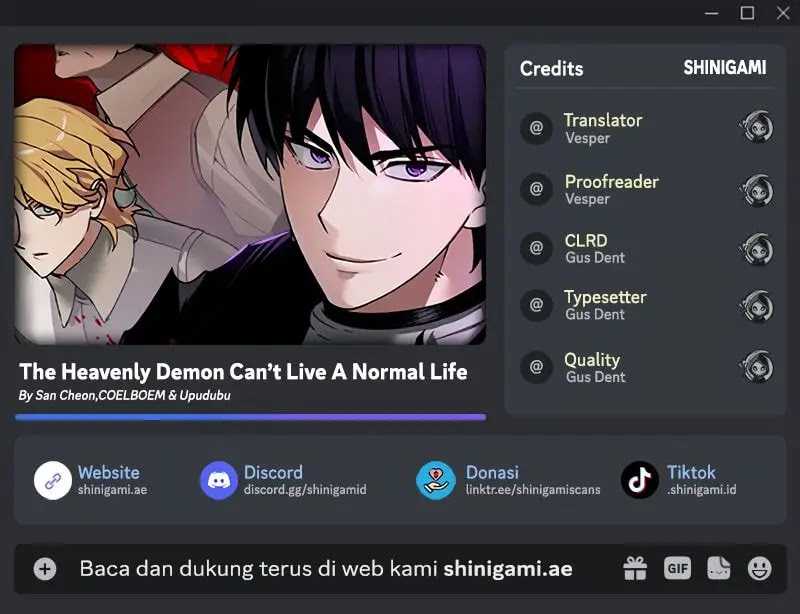 Komik The Heavenly Demon Can’t Live a Normal Life Chapter 148 gambar nomor 1
