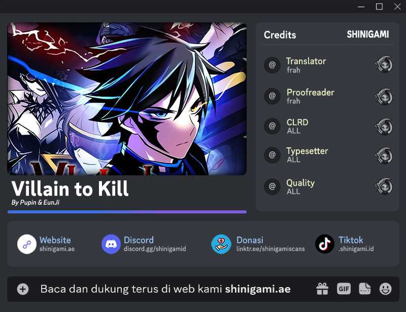 Komik Villain To Kill Chapter 150 gambar nomor 1