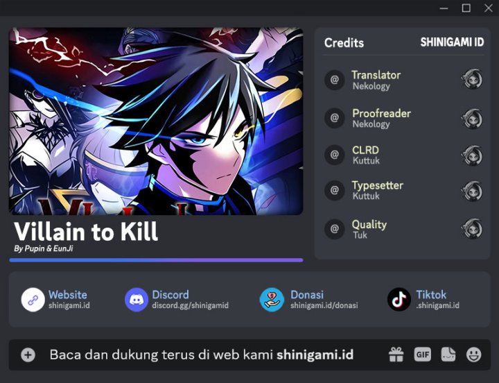 Komik Villain To Kill Chapter 124 gambar nomor 1