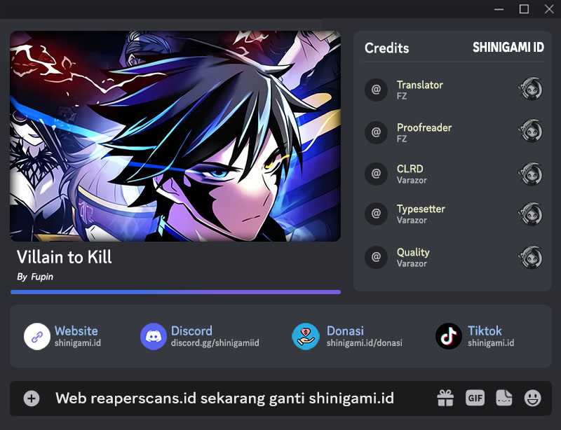 Komik Villain To Kill Chapter 87 gambar nomor 1