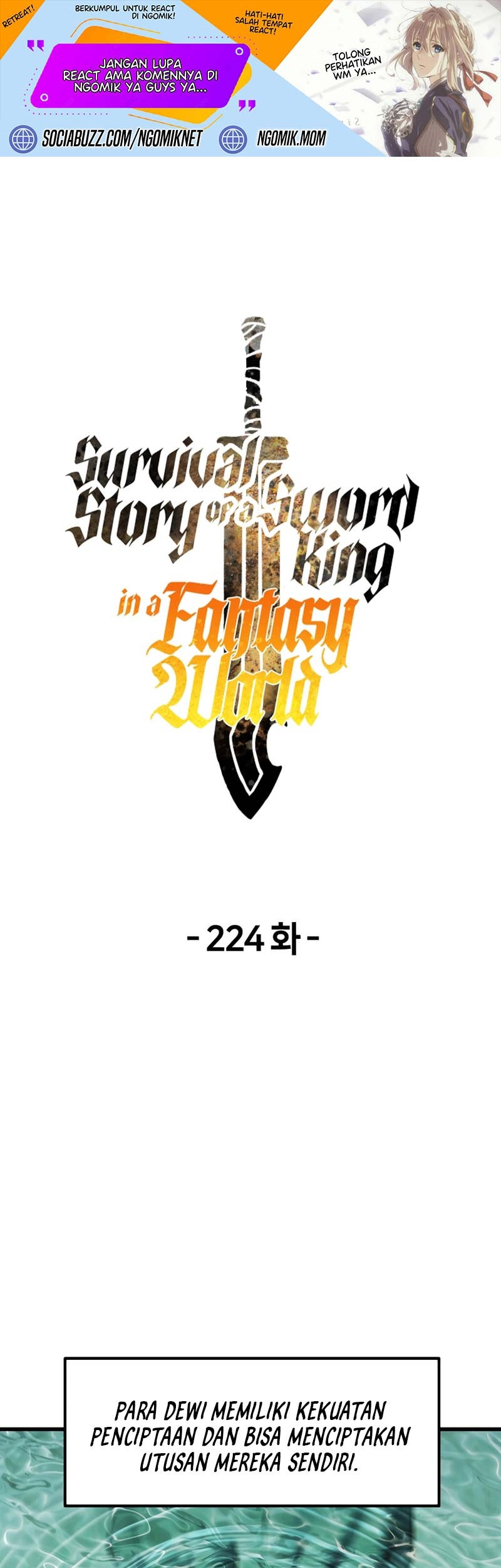 Manhwa Sword King Chapter 224 gambar nomor 2