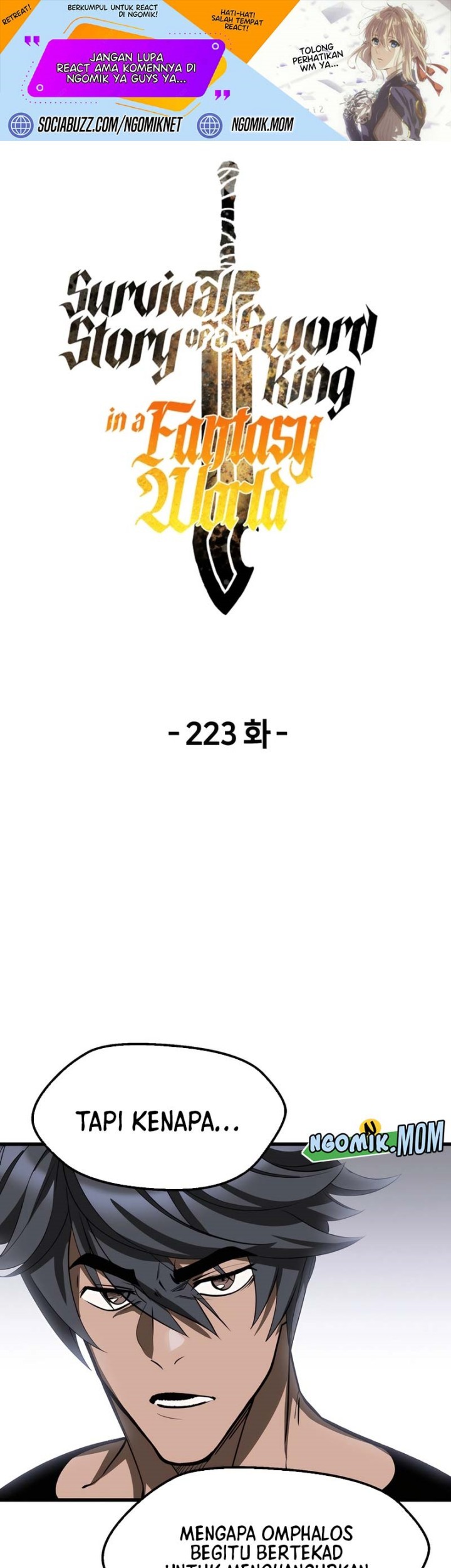 Manhwa Sword King Chapter 223 gambar nomor 2