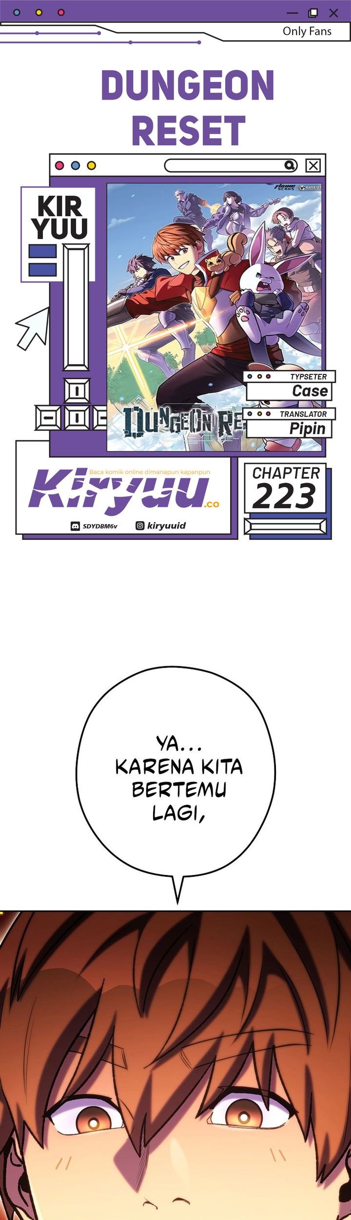 Komik Dungeon Reset Chapter 223 gambar nomor 1