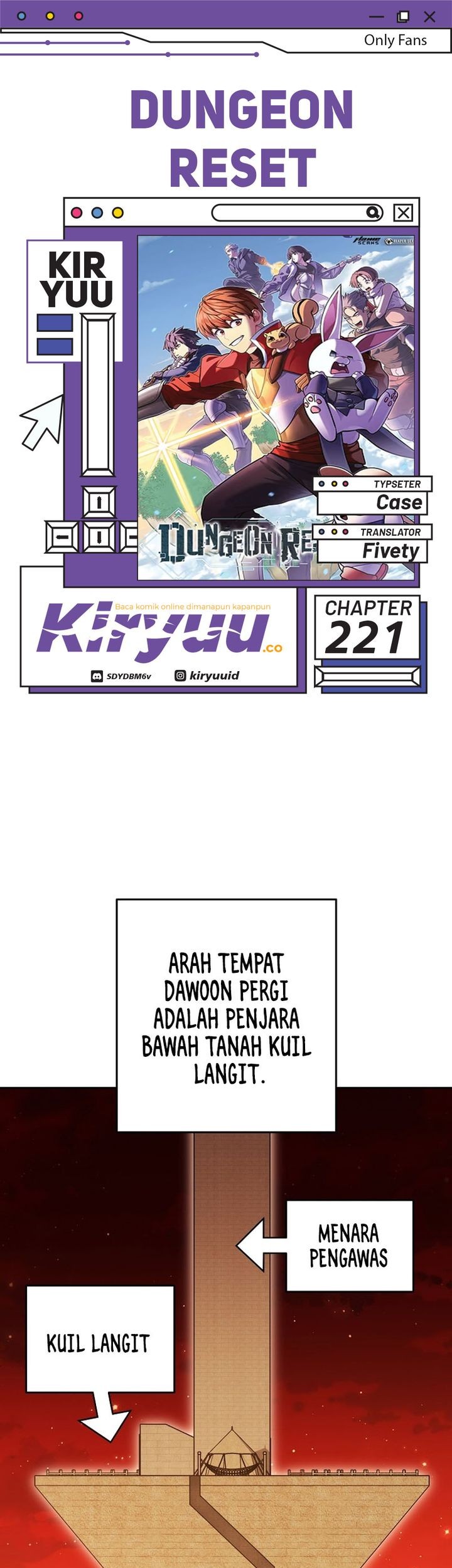 Komik Dungeon Reset Chapter 221 gambar nomor 1