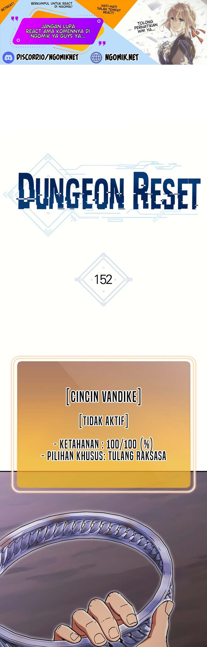 Manhwa Dungeon Reset Chapter 152 gambar nomor 2