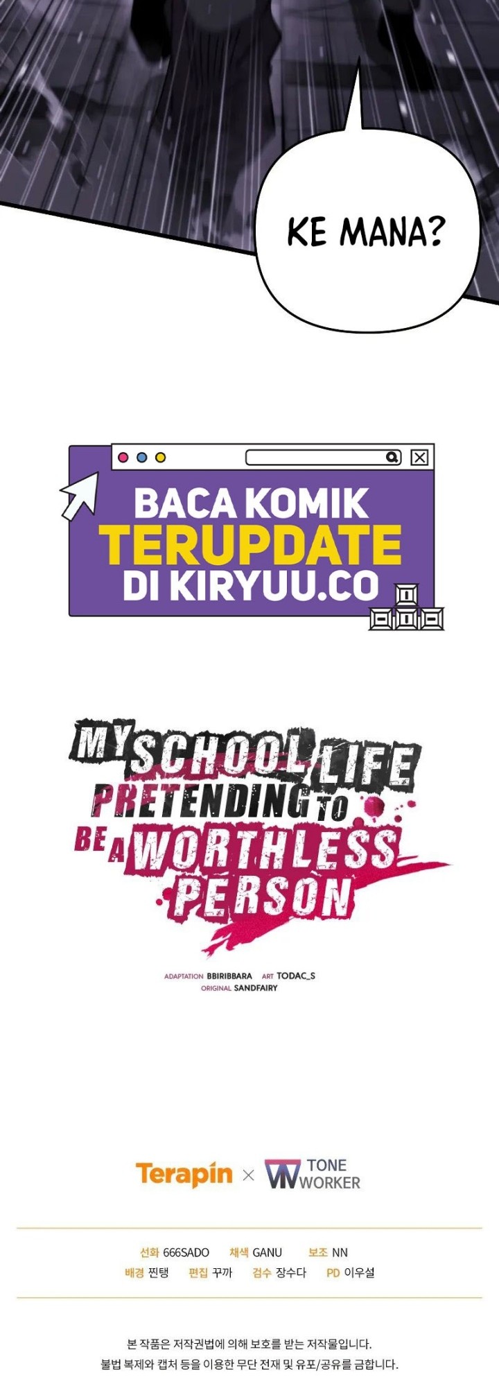 My School Life Pretending to Be a Worthless Person Chapter 99 Gambar 54