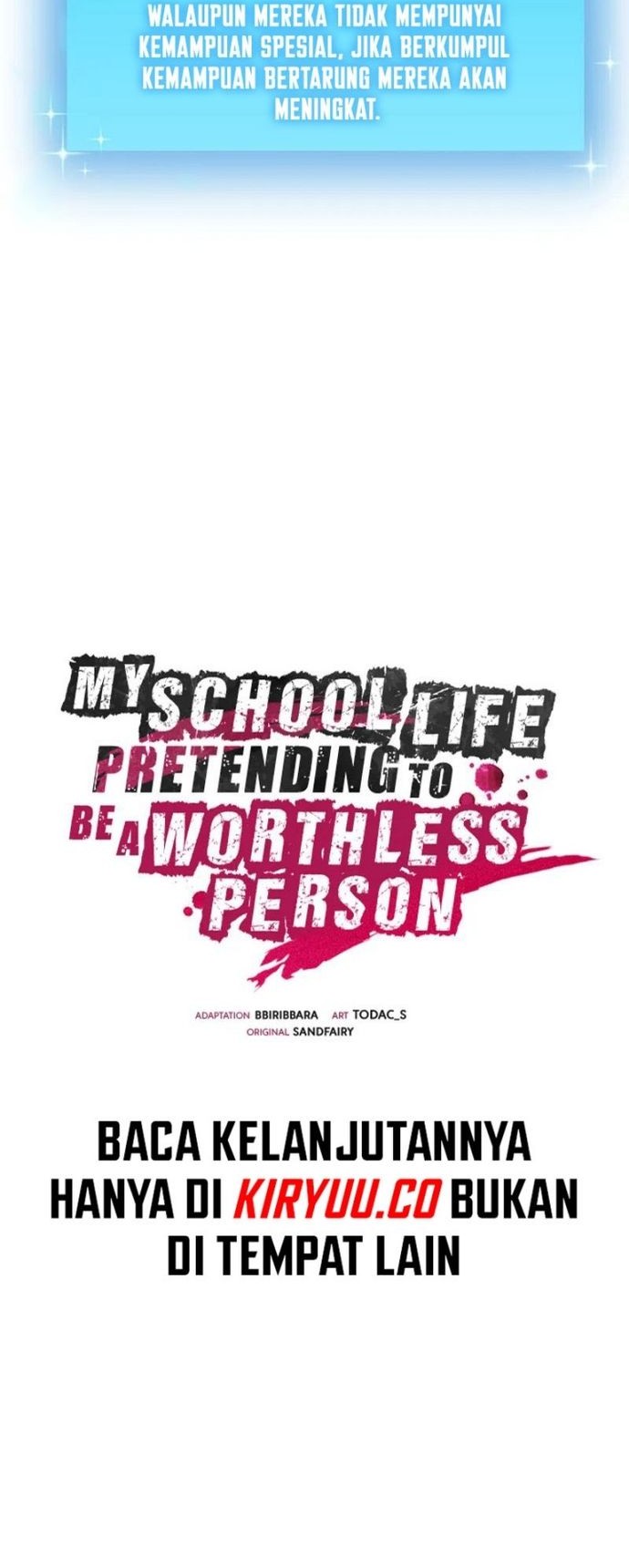 My School Life Pretending to Be a Worthless Person Chapter 98 Gambar 12