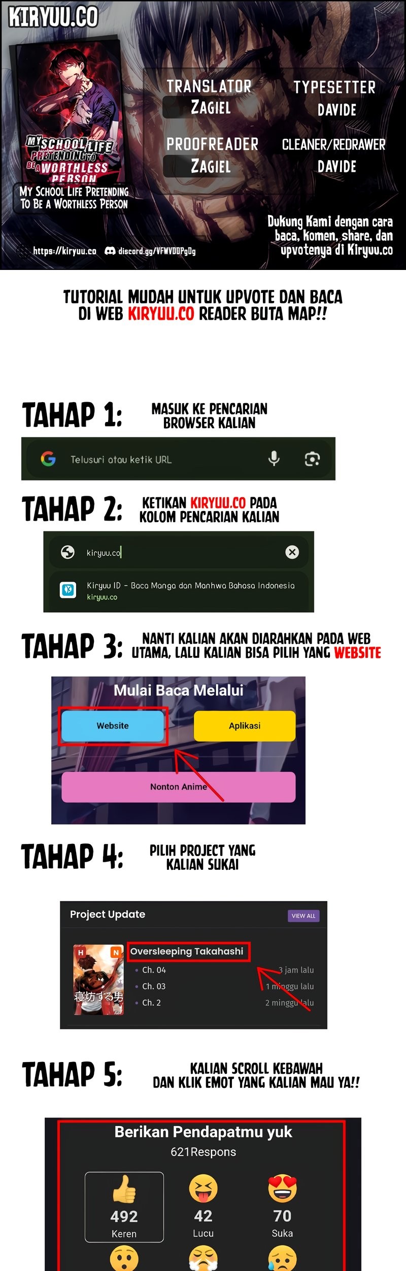 Komik My School Life Pretending to Be a Worthless Person Chapter 78 gambar nomor 1