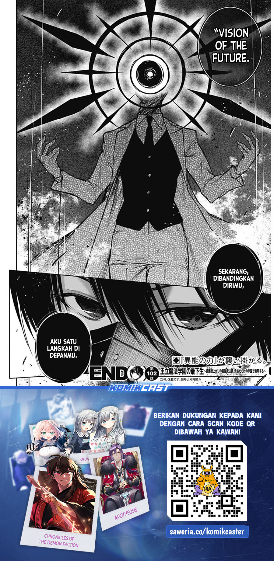 Ouritsu Mahou Gakuen no Saikasei: Slum Agari no Saikyou Mahoushi, Kizoku darake no Gakuen de Musou suru Chapter 102 Gambar 19