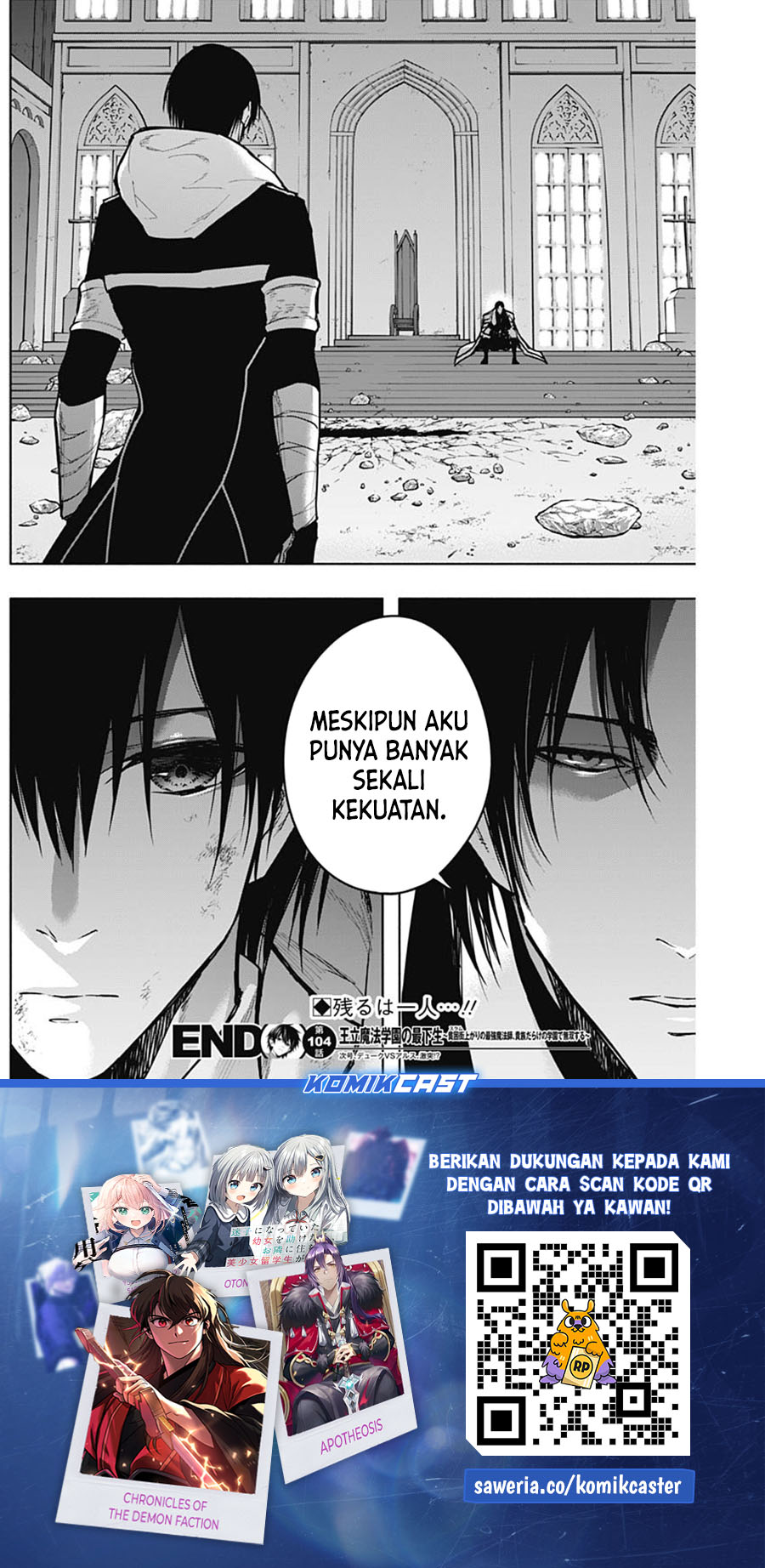 Ouritsu Mahou Gakuen no Saikasei: Slum Agari no Saikyou Mahoushi, Kizoku darake no Gakuen de Musou suru Chapter 104 Gambar 20