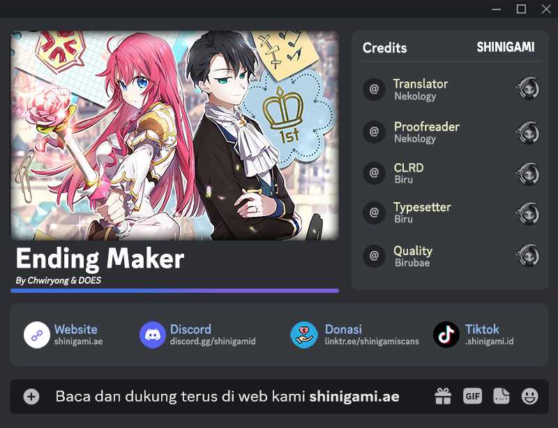 Komik Ending Maker Chapter 66 gambar nomor 1