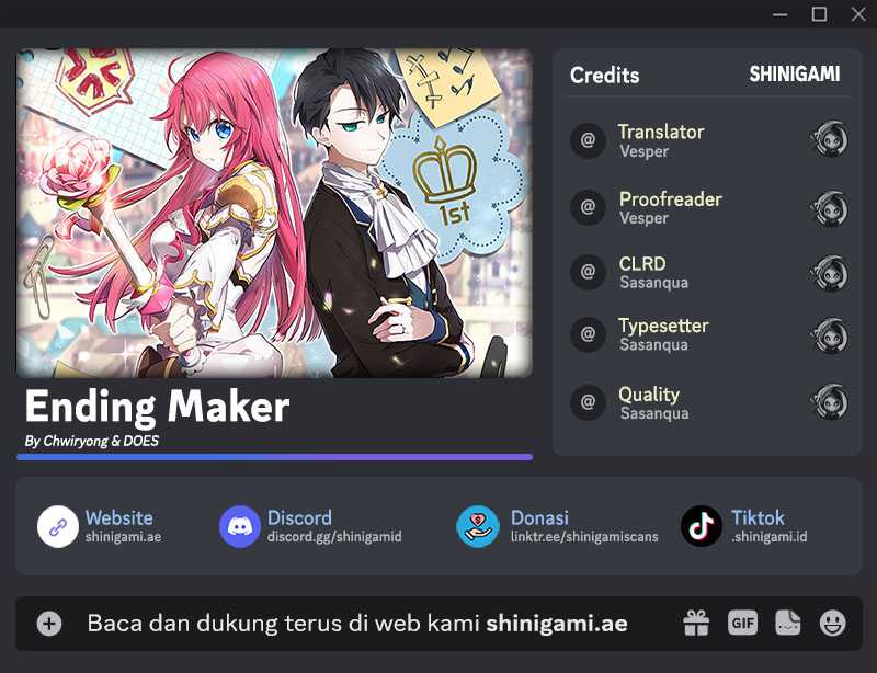 Komik Ending Maker Chapter 64 gambar nomor 1