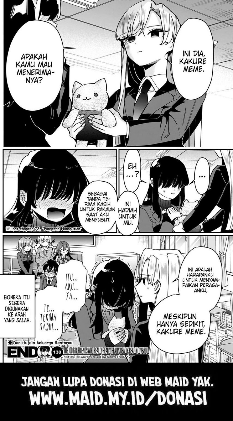 Kimi no Koto ga Dai Dai Dai Dai Daisuki na 100-ri no Kanojo Chapter 130 Gambar 26