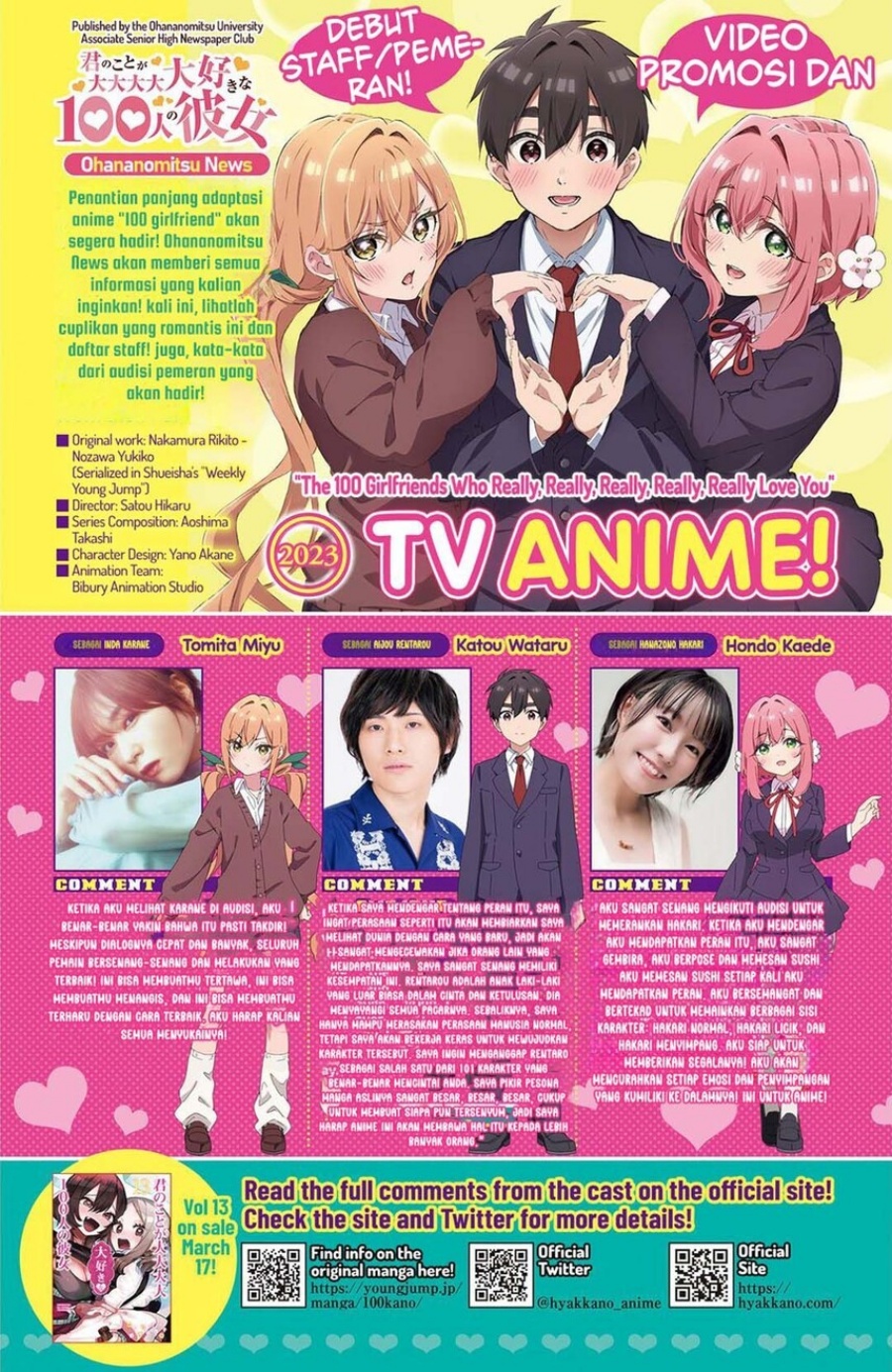 Kimi no Koto ga Dai Dai Dai Dai Daisuki na 100-ri no Kanojo Chapter 130 Gambar 4