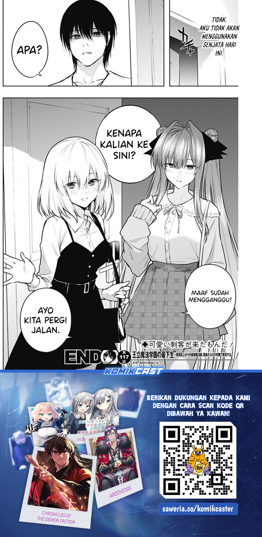 Ouritsu Mahou Gakuen no Saikasei: Slum Agari no Saikyou Mahoushi, Kizoku darake no Gakuen de Musou suru Chapter 117 Gambar 19