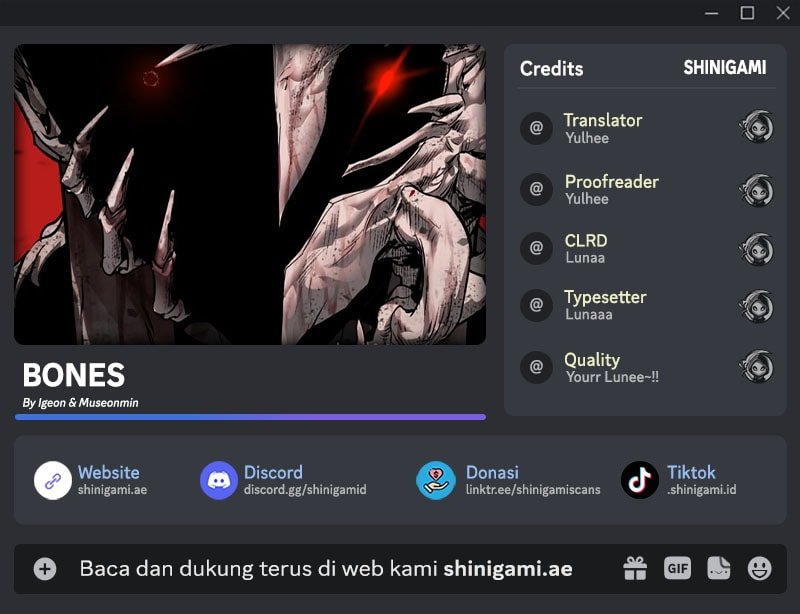 Komik Bones Chapter 30 gambar nomor 1