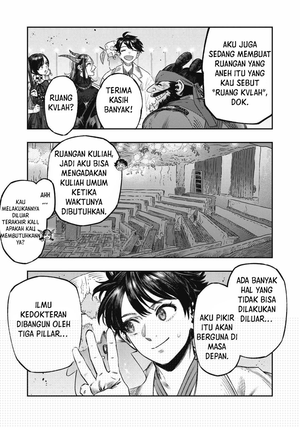 Koudou ni Hattatsu Shita Igaku wa Mahou to Kubetsu ga Tsukanai Chapter 23 Gambar 19