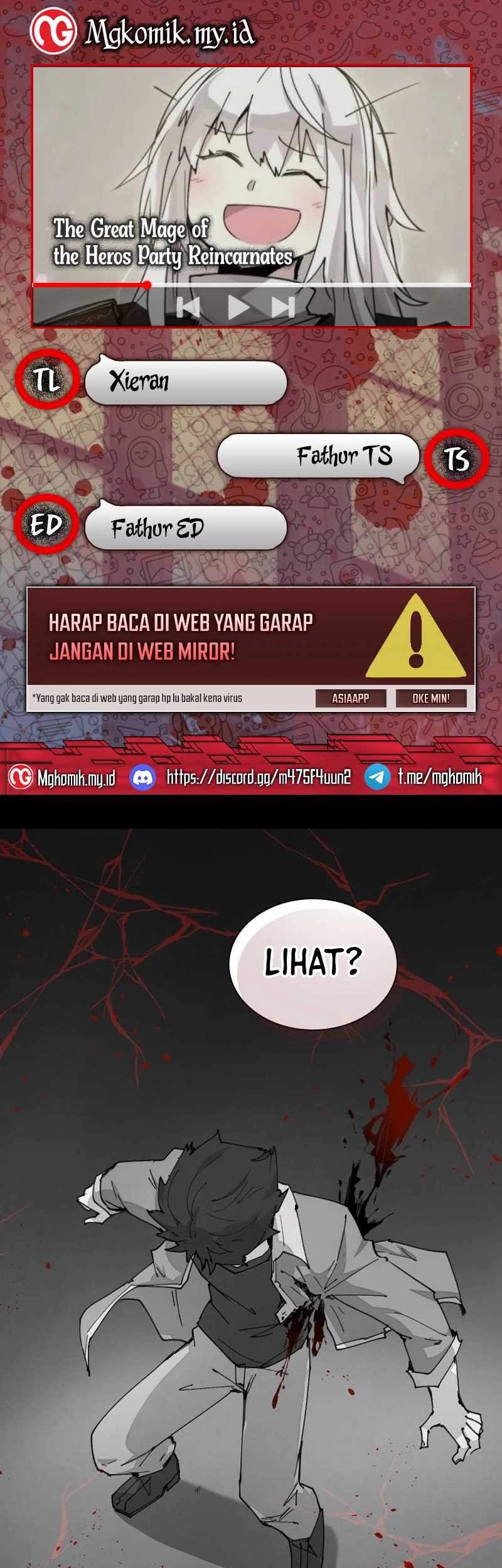 Komik The Rebirth of the Hero’s Party’s Archmage Chapter 74 gambar nomor 1