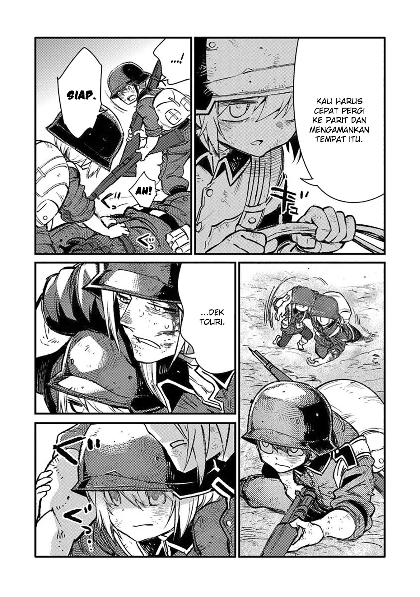 TS Eiseihei-san no Senjou Nikki Chapter 15 Gambar 24