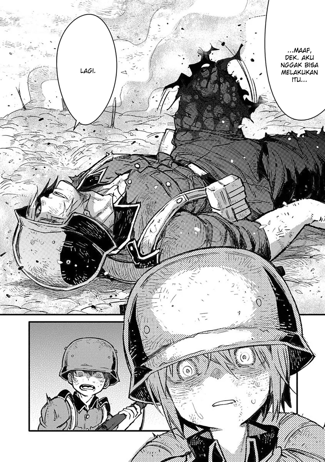 TS Eiseihei-san no Senjou Nikki Chapter 15 Gambar 22