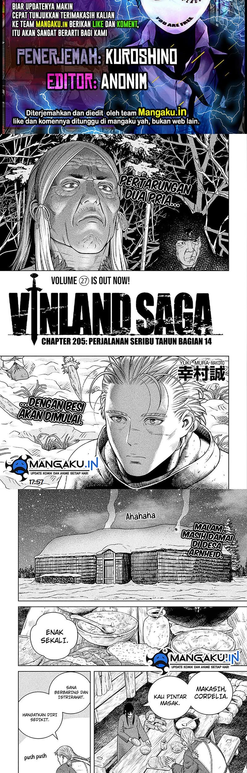 Komik Vinland Saga Chapter 205 gambar nomor 1