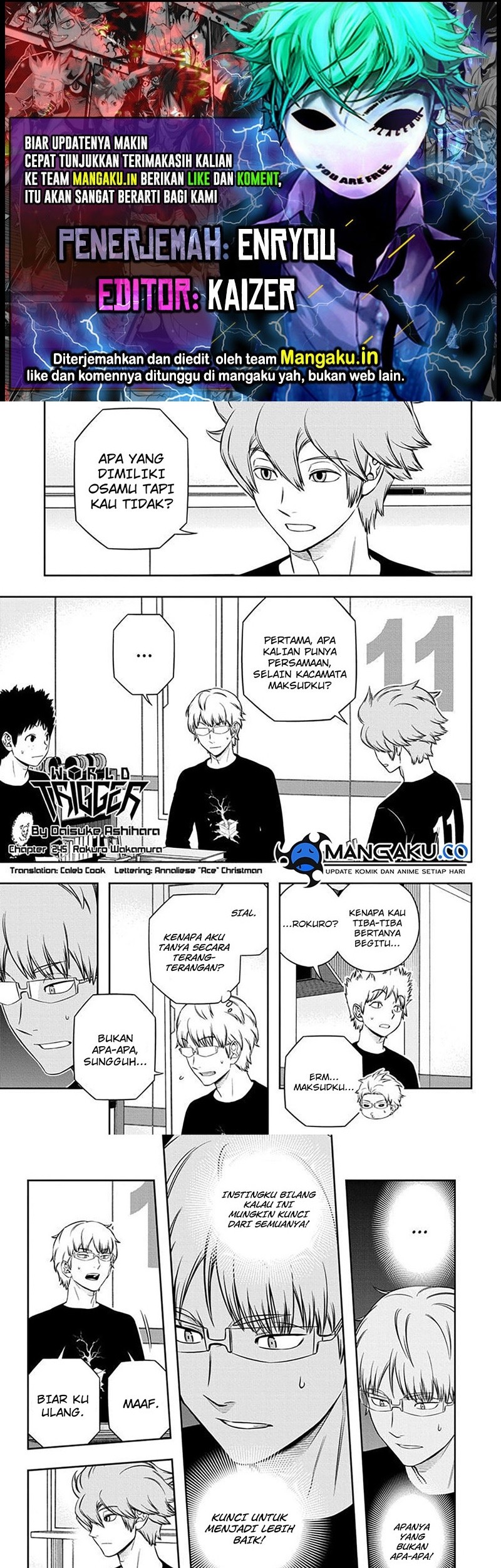 Komik World Trigger Chapter 245 gambar nomor 1