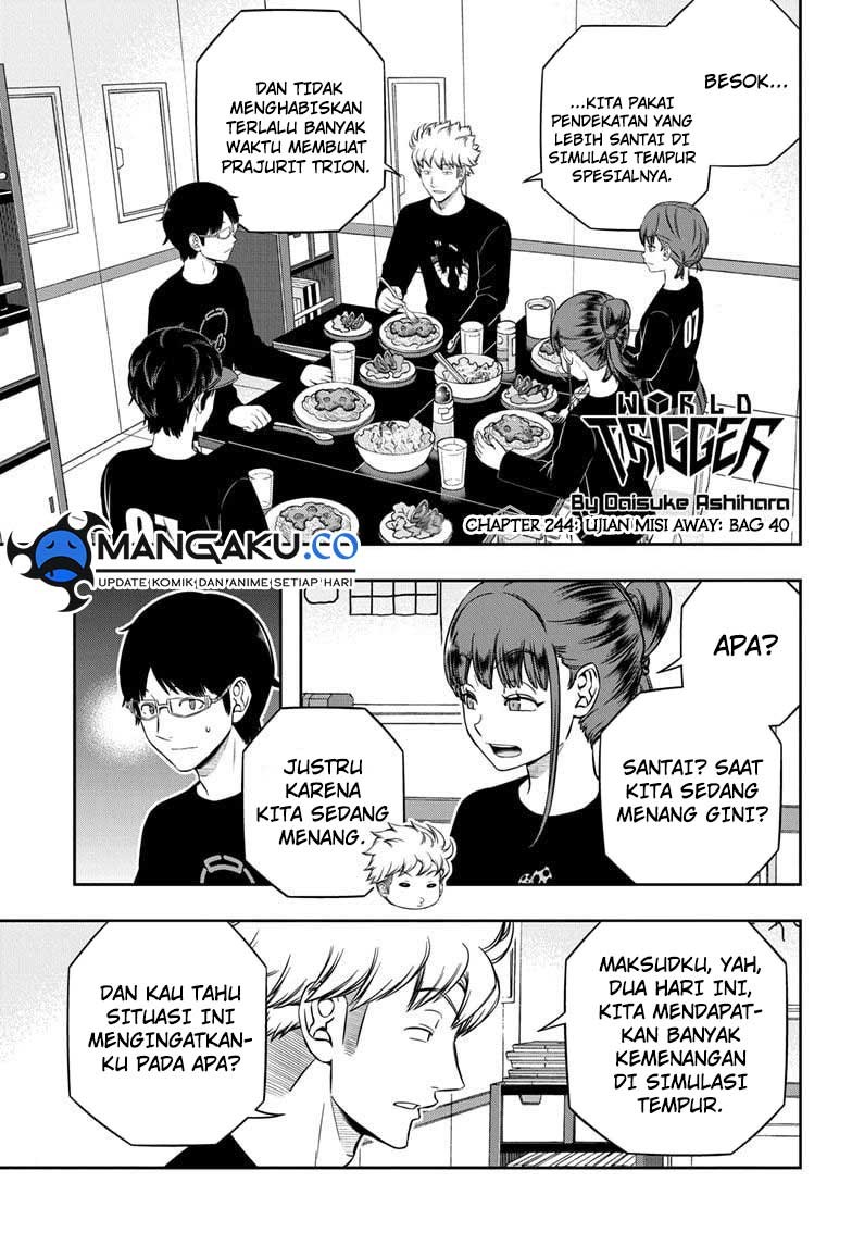 Manga World Trigger Chapter 244 gambar nomor 2