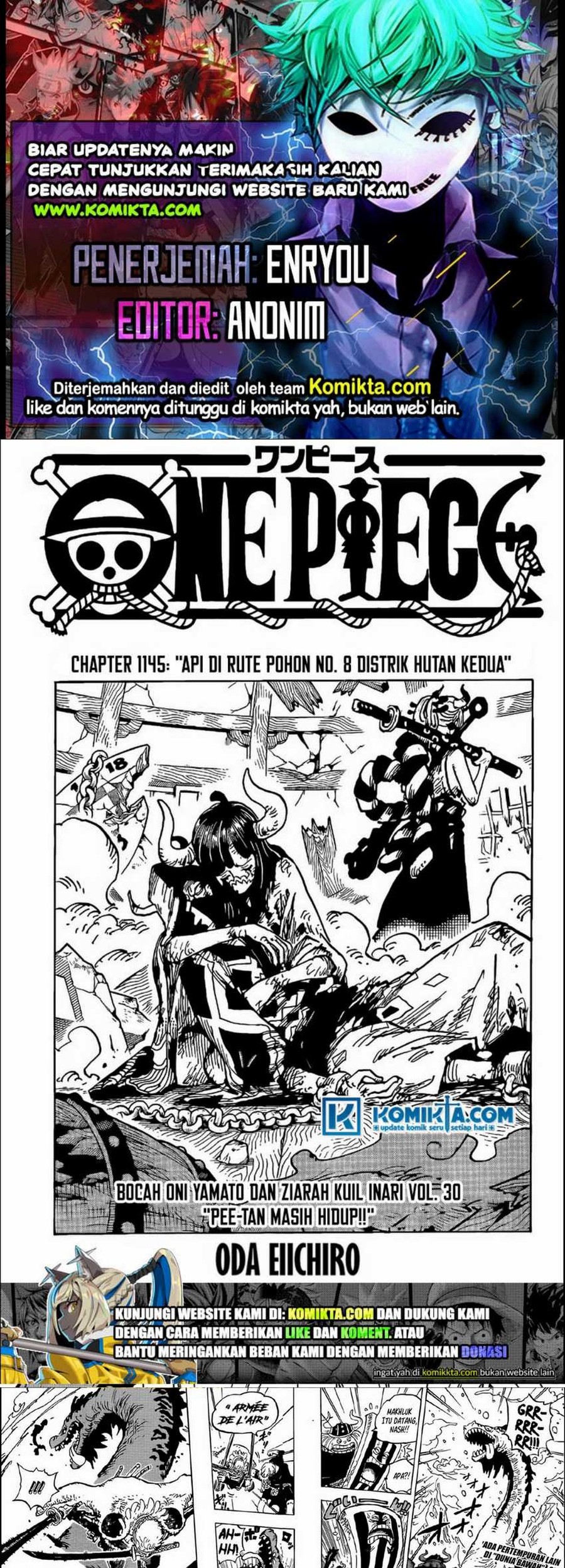 Komik One Piece Chapter 1145 gambar nomor 1