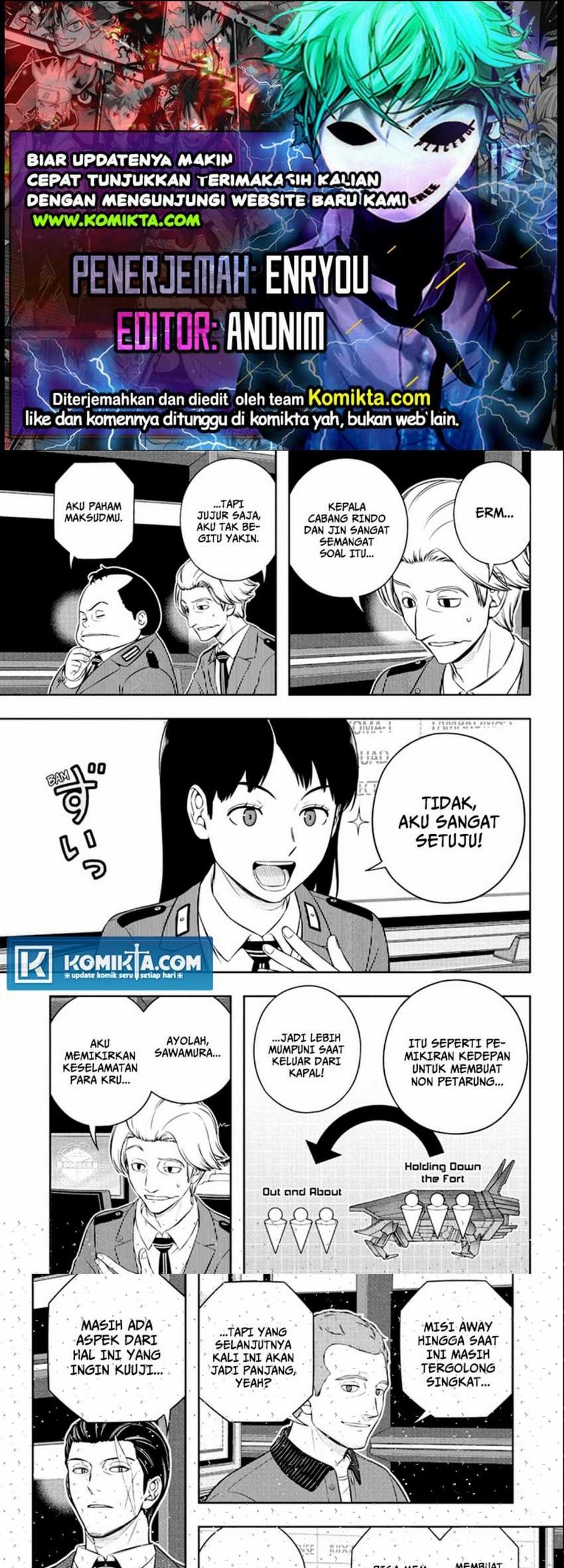 Komik World Trigger Chapter 249.2 gambar nomor 1