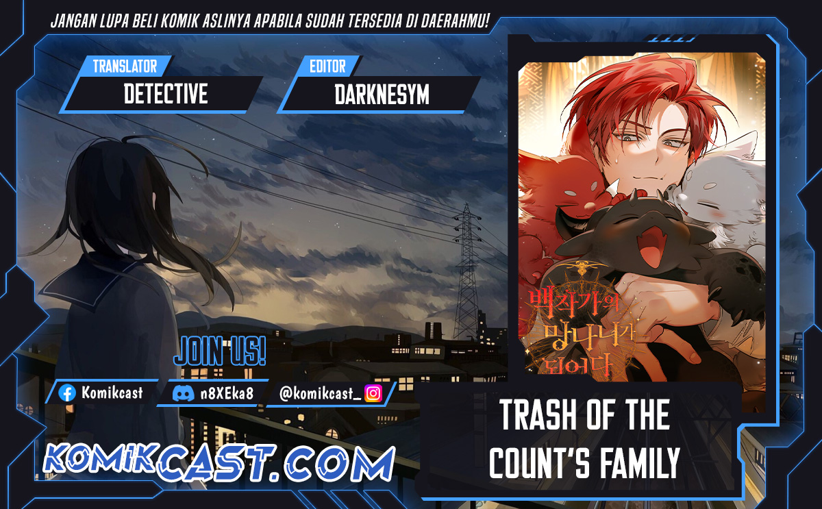 Komik Trash of the Count’s Family Chapter 143 gambar nomor 1