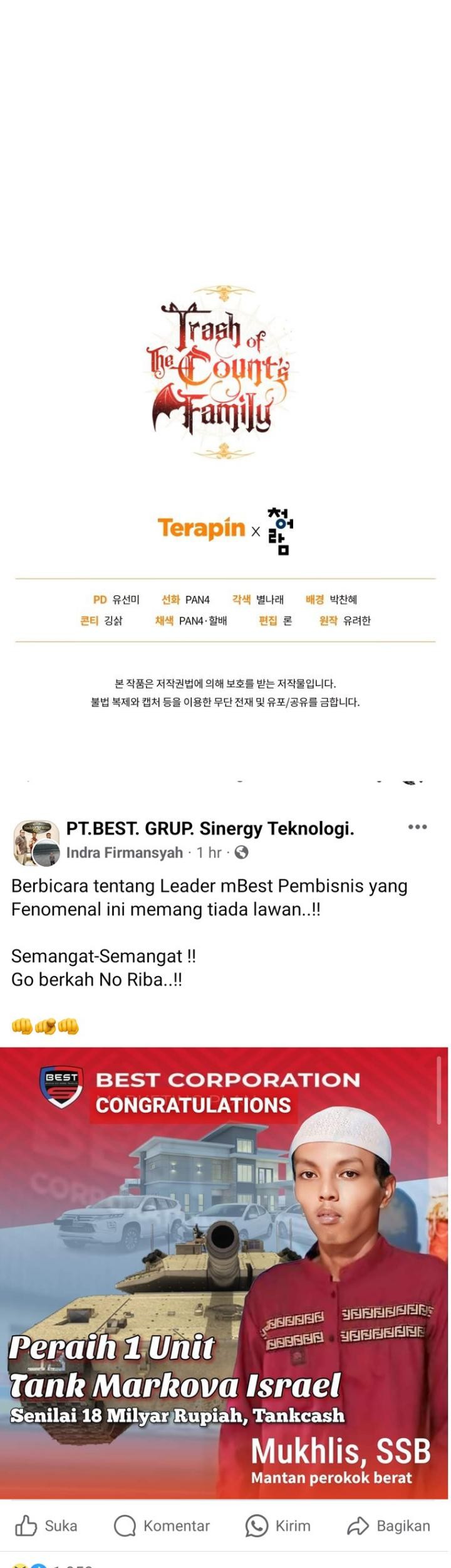 Trash of the Count’s Family Chapter 126 Gambar 72