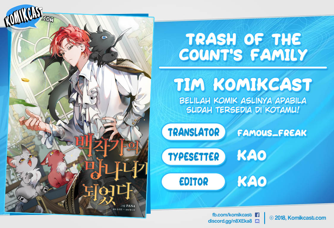 Komik Trash of the Count’s Family Chapter 21 gambar nomor 1
