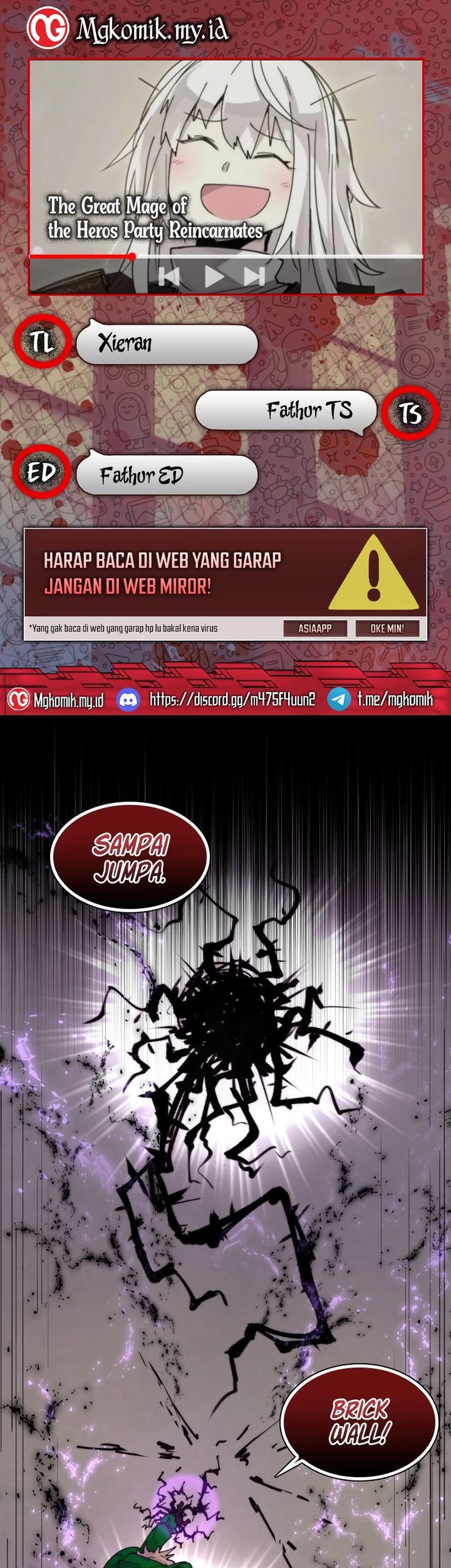 Komik The Rebirth of the Hero’s Party’s Archmage Chapter 77 gambar nomor 1