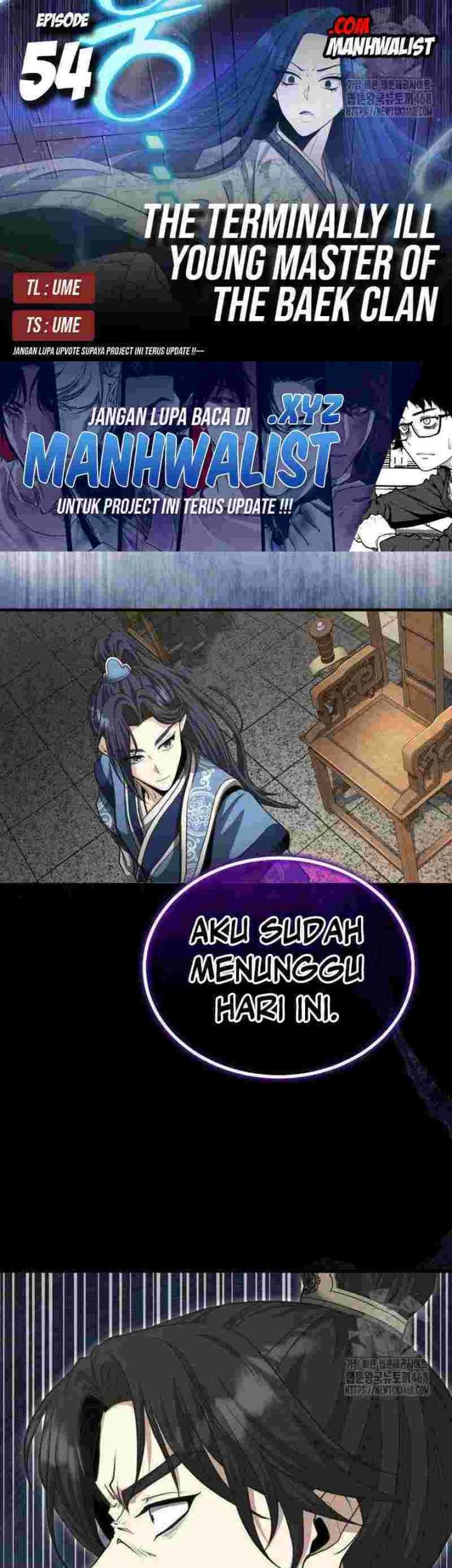 Komik The Terminally Ill Young Master of the Baek Clan Chapter 54 gambar nomor 1