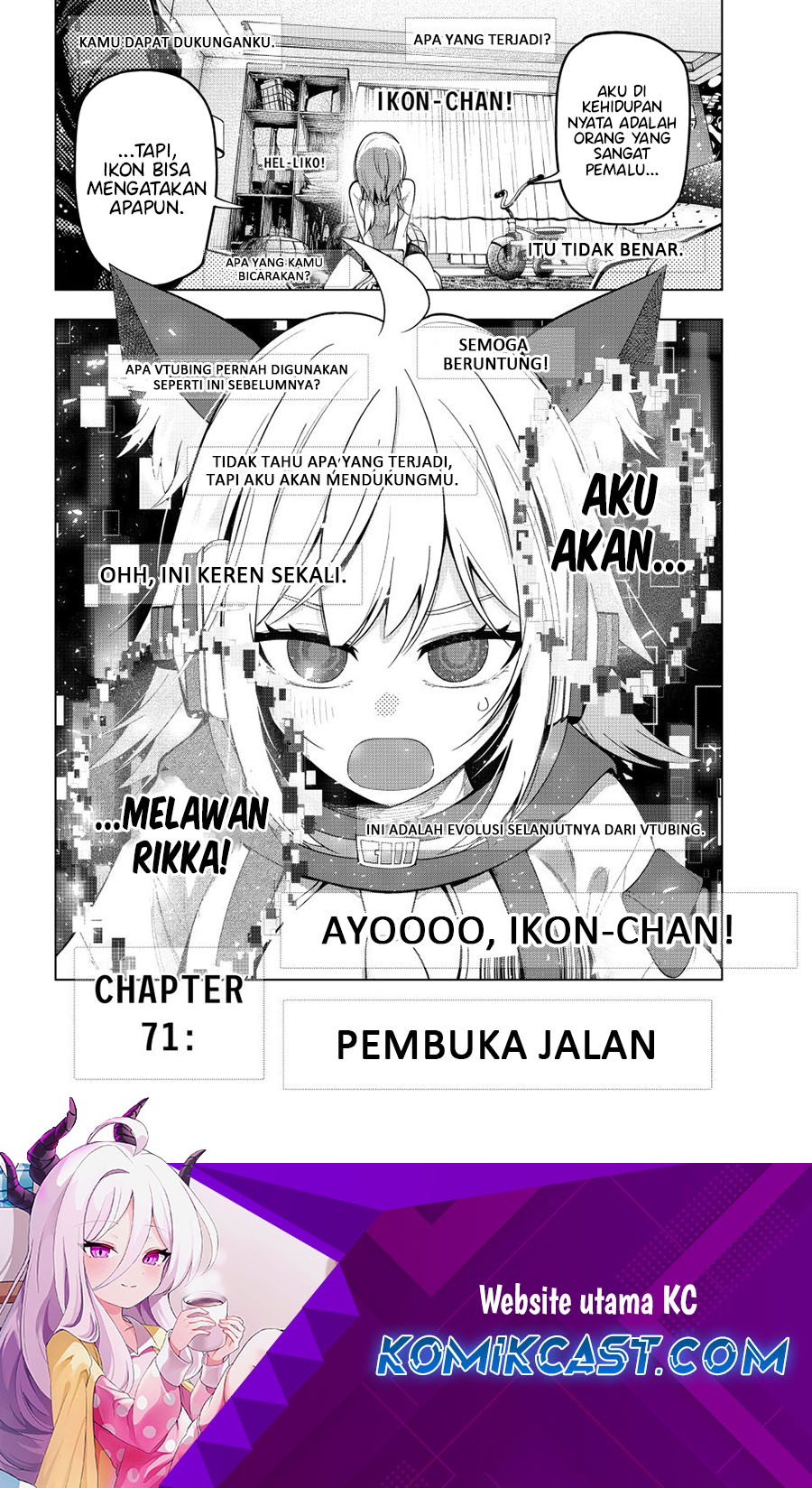 Mayonaka Heart Tune Chapter 71 Gambar 21