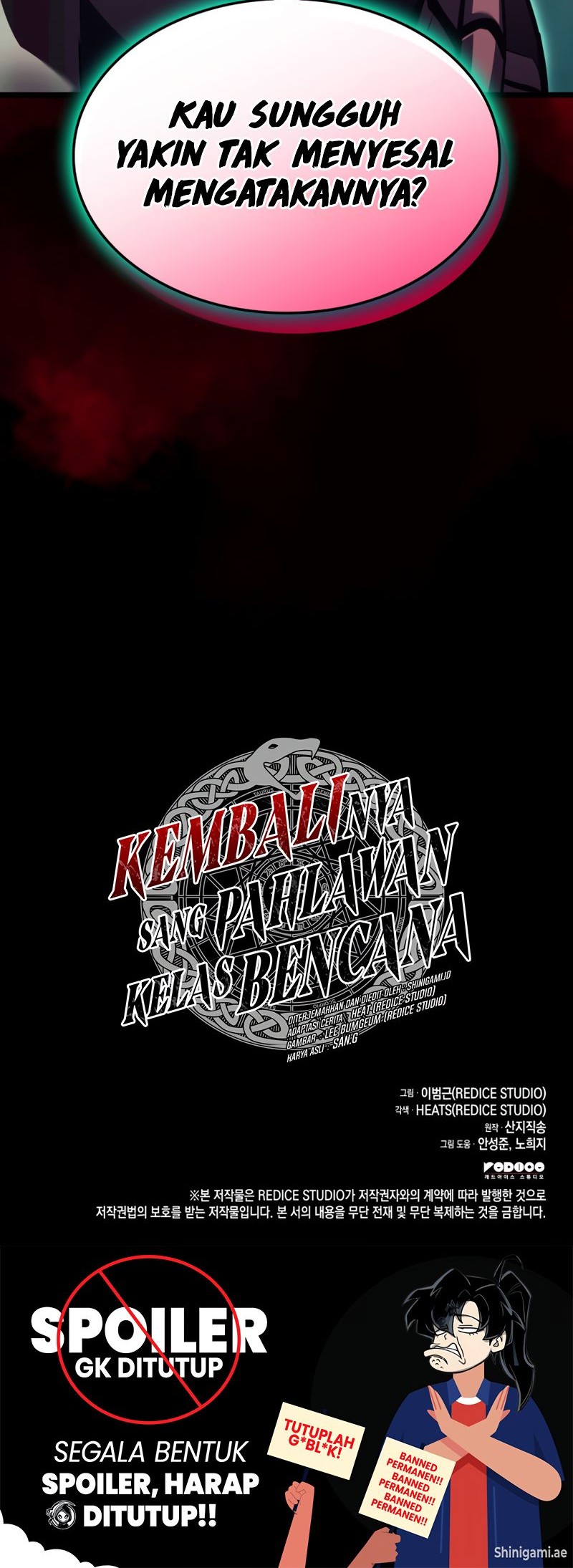 A Disaster-Class Hero Has Returned Chapter 114 Gambar 84