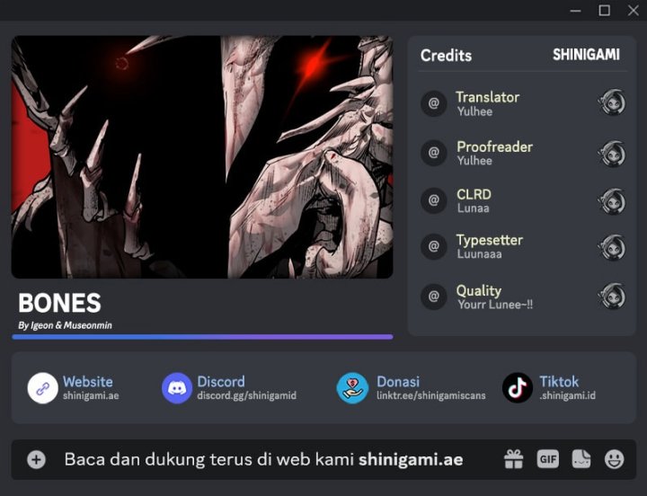 Komik Bones Chapter 29 gambar nomor 1