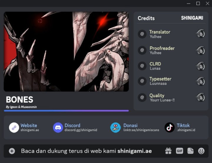 Komik Bones Chapter 28 gambar nomor 1