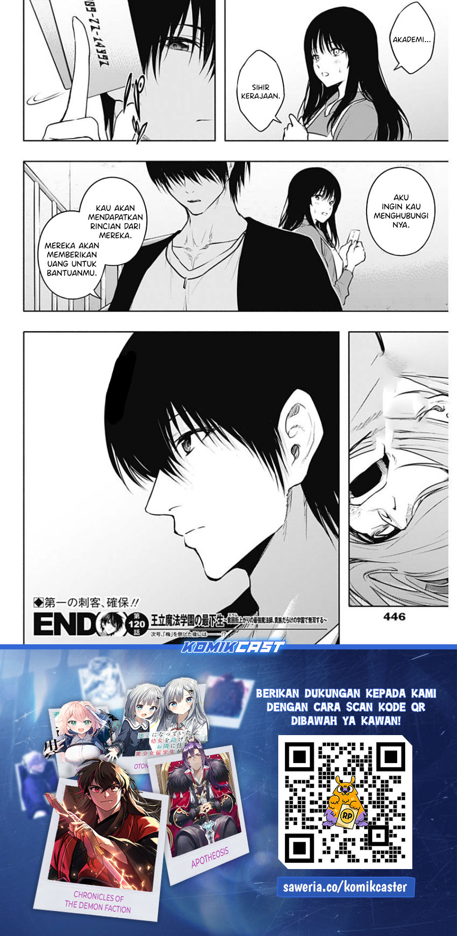 Ouritsu Mahou Gakuen no Saikasei: Slum Agari no Saikyou Mahoushi, Kizoku darake no Gakuen de Musou suru Chapter 120 Gambar 19