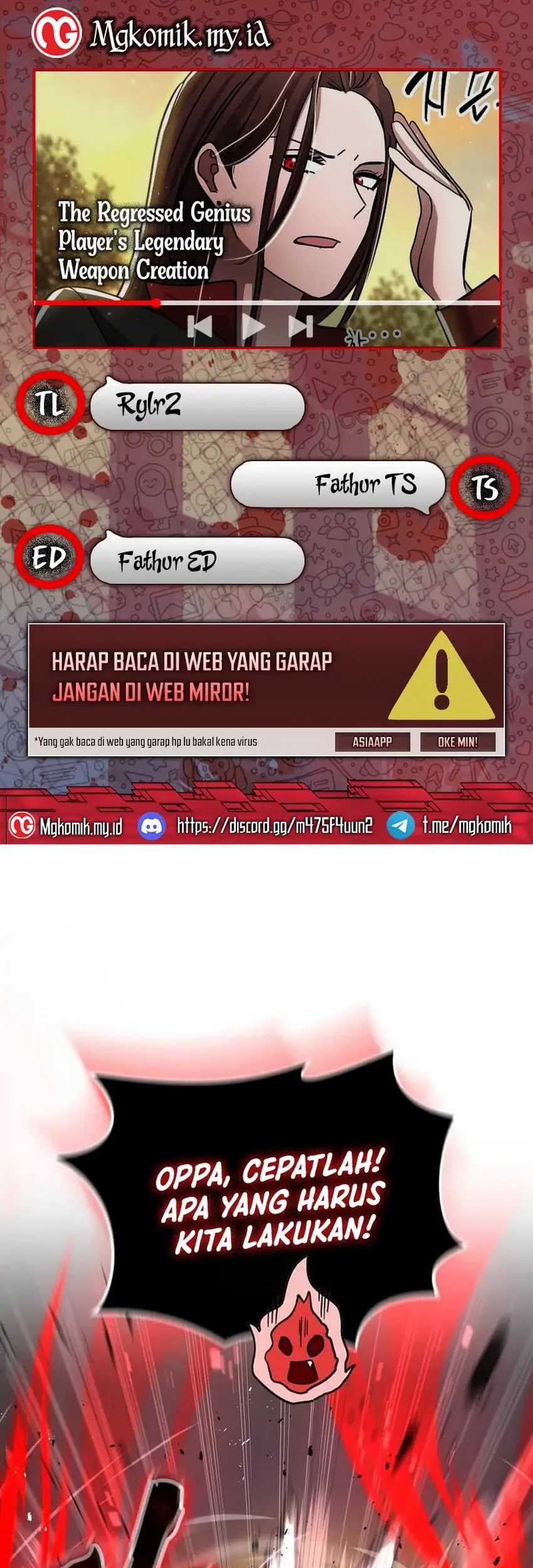 Komik The Regressed Genius Player’s Legendary Weapon Creation Chapter 34 gambar nomor 1