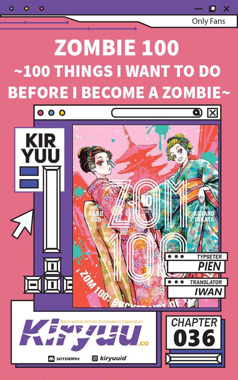 Komik Zombie 100 ~Zombie ni Naru Made ni Shitai 100 no Koto~ Chapter 36 gambar nomor 1