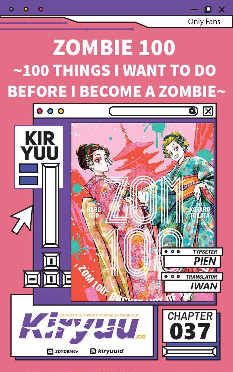 Komik Zombie 100 ~Zombie ni Naru Made ni Shitai 100 no Koto~ Chapter 37 gambar nomor 1